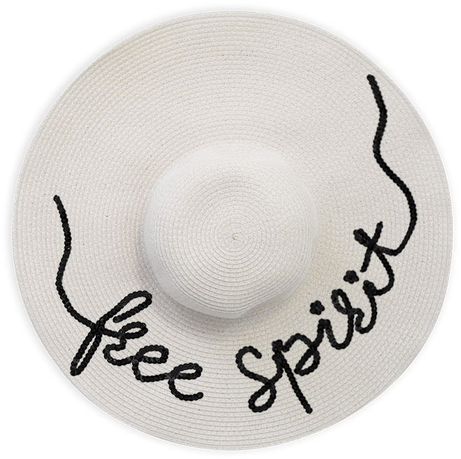 Personalized Baked Signature Floppy Beach Hat - Hat (800x800), Png Download