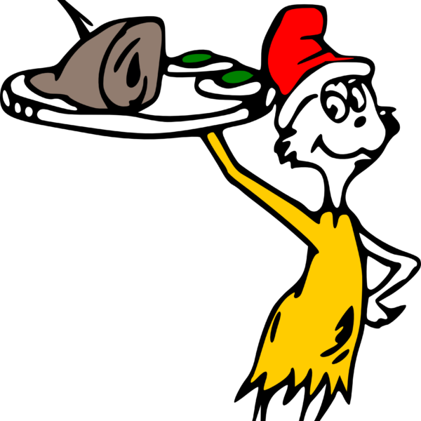 Wall Dr Seuss Sam I Am Character Kids Room Cartoon - Green Eggs And Ham Png (600x600), Png Download
