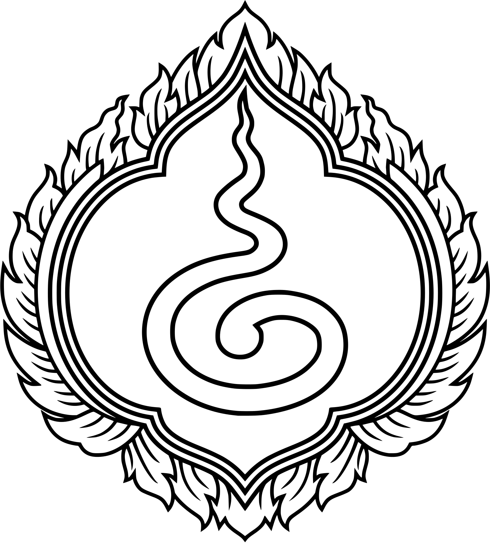 Privy Seal Of King Rama I - Rama I (1617x1790), Png Download