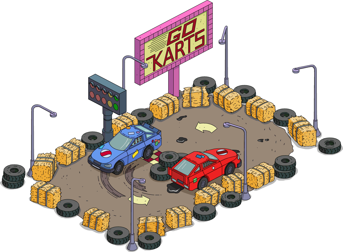 Go-kart Track Menu - Portable Network Graphics (1201x881), Png Download