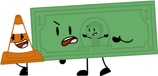 Thank You Dollar And Gregory - Object Lockdown Dollar And George (559x266), Png Download