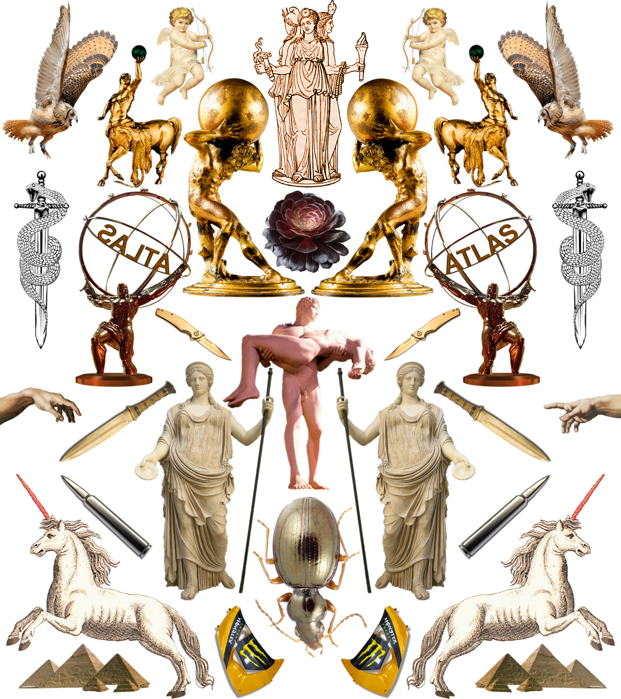 Digital Collage Concepts For Prince Rama Live Shows - Cafepress Capitalist One Tile Coaster (1280x1440), Png Download