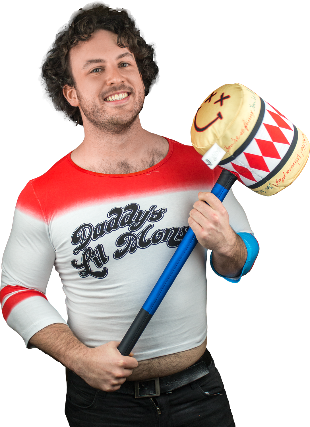 Harley Quinn Swat Mallet With Sound - Harley Quinn Soft Mallet (1090x1500), Png Download