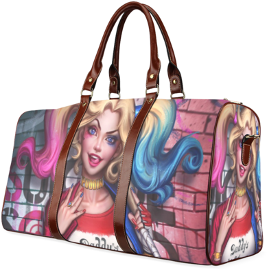 Psylocke Waterproof Handbag For Travel Use With Harley - Wonder Woman Travel Bag (480x480), Png Download