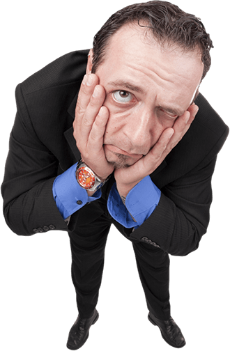 Owning Or Running A Business Can Be Very Rewarding,but - Sad Business Man (330x504), Png Download