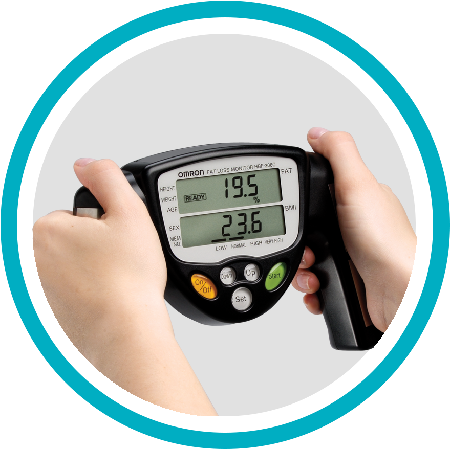 View Larger - Omron Hbf-306c Fat Loss Monitor - Black (1000x1000), Png Download