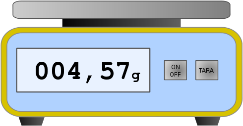 Clip - Digital Weighing Scale Cartoon (566x340), Png Download
