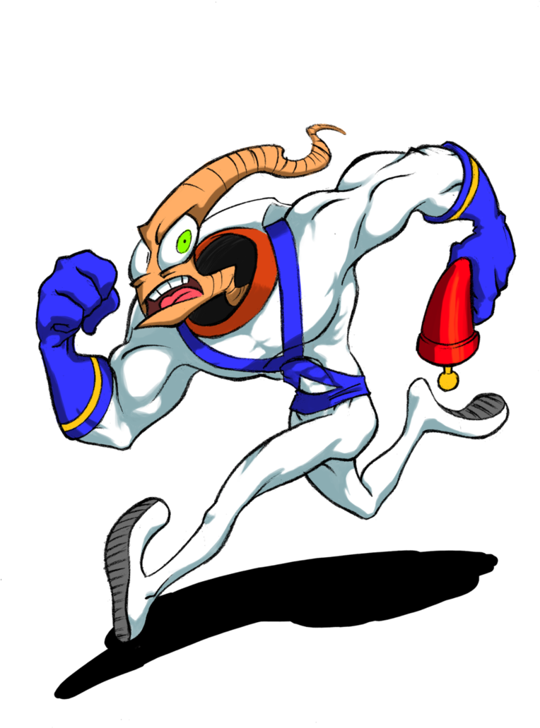 Earthworm Jim - Earthworm Jim Ssb Moveset (766x1043), Png Download