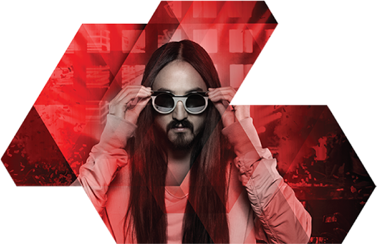 Steve Aoki 2017 Png (801x501), Png Download