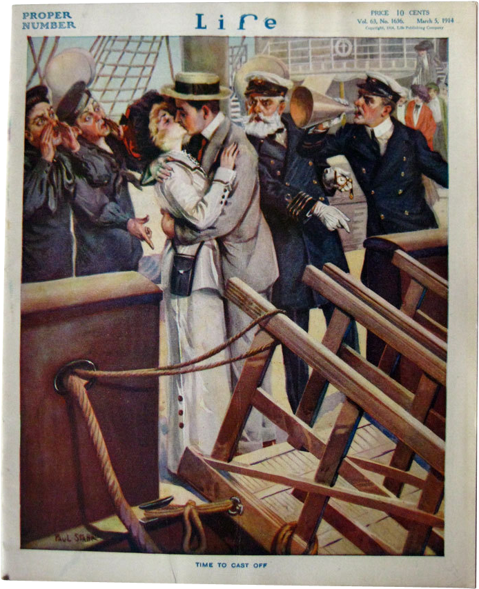 Vintage Life Magazine Paul Stahr Cover March 1914 / (853x853), Png Download