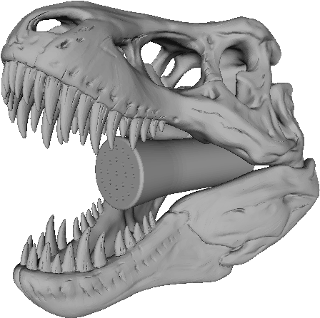 Voronoi T-rex Shower Head Cause, Why Not - Skull (945x760), Png Download