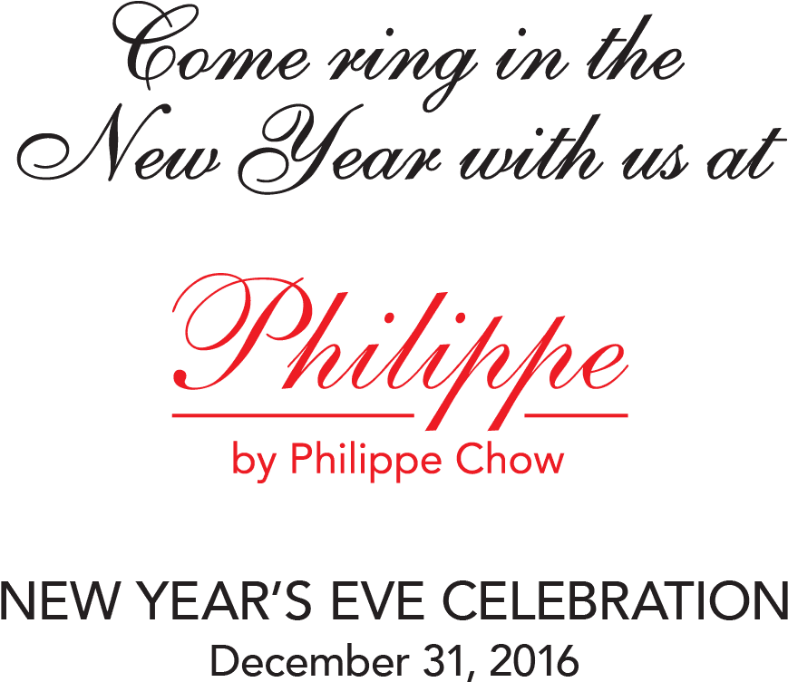 New Year's Eve 2017 At Philippe Chow Nyc - Philippe Chow (1250x1101), Png Download