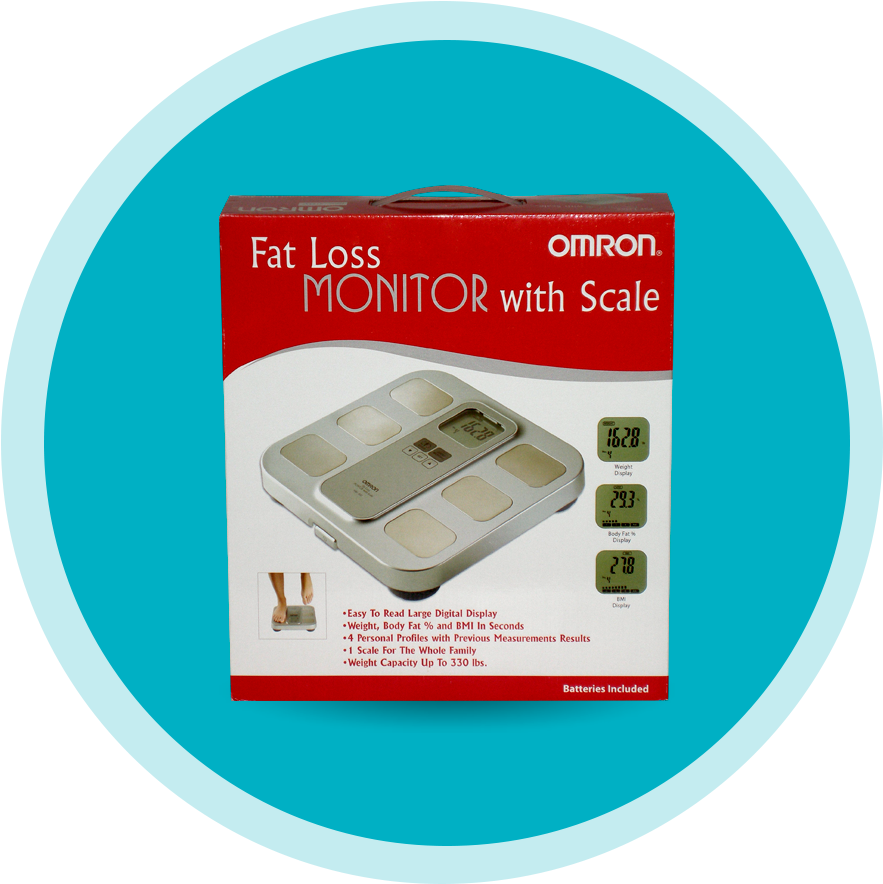 In The Box - Body Composition Monitor With Bathroom Scale (1332x962), Png Download