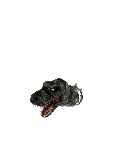 Militarized T-rex Head - Cocker Spaniel (400x500), Png Download