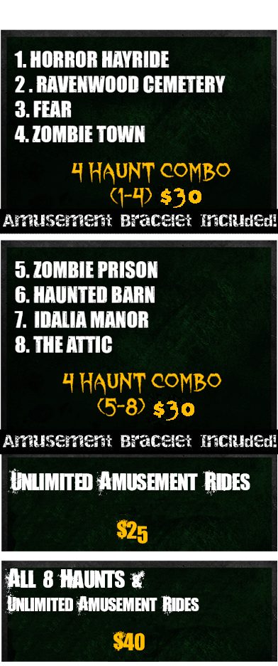 Ticket Information - Frightland Ticket (392x936), Png Download