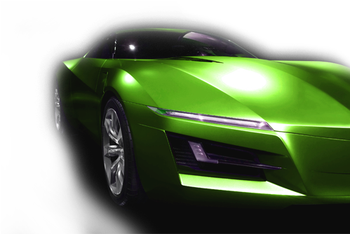Car Audio Stereo Installation - Lime Green Car Png (508x345), Png Download