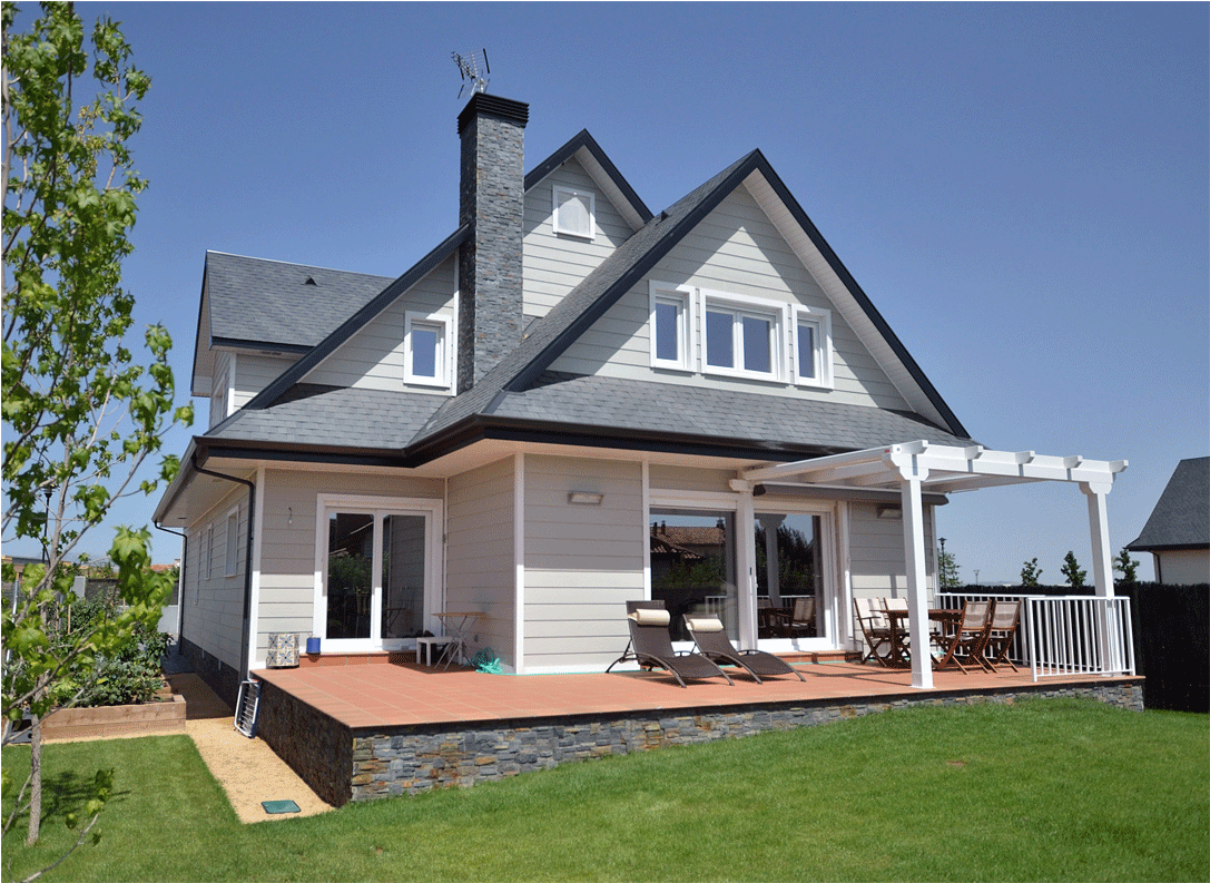 Casa De Madera Wembley Canexel - Casas Norte Americanas (1407x792), Png Download