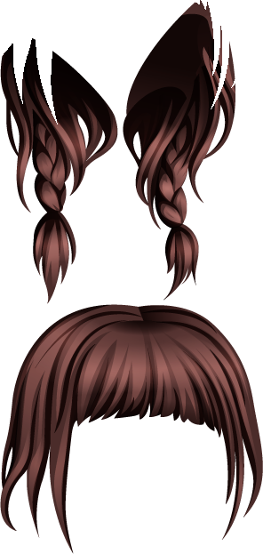 Cabello Png - Włosy Momio Bez Tła (296x623), Png Download