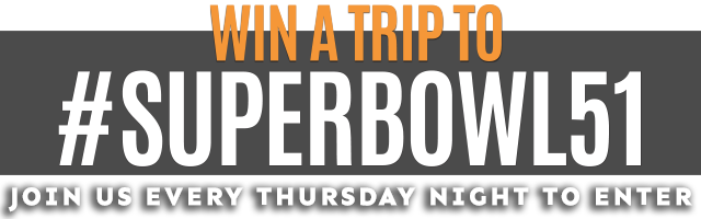 Win A Trip To Superbowl 51 Graphic - Music (640x200), Png Download