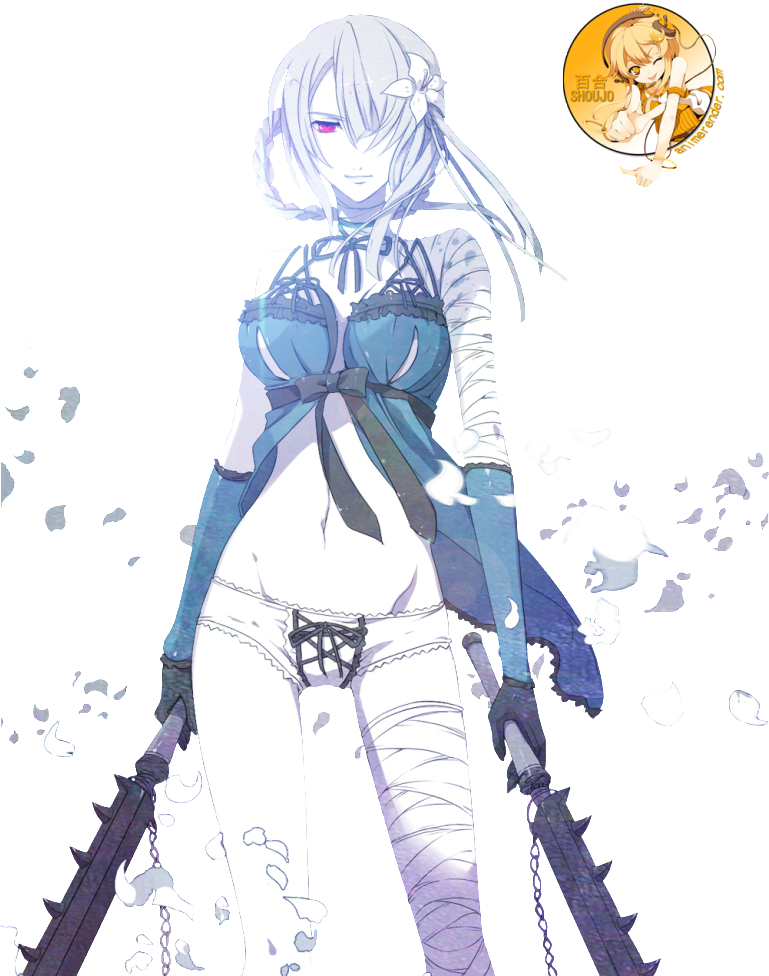 Closed Gesc Silver Haired Military Late June 10 Voting - Silver Haired Anime Woman (768x1024), Png Download
