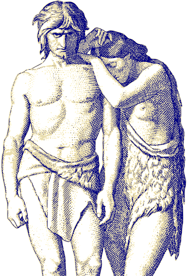 The “hidden” Reason Why Adam And Eve Were Kicked Out - Adam And Eve Drawing (640x928), Png Download