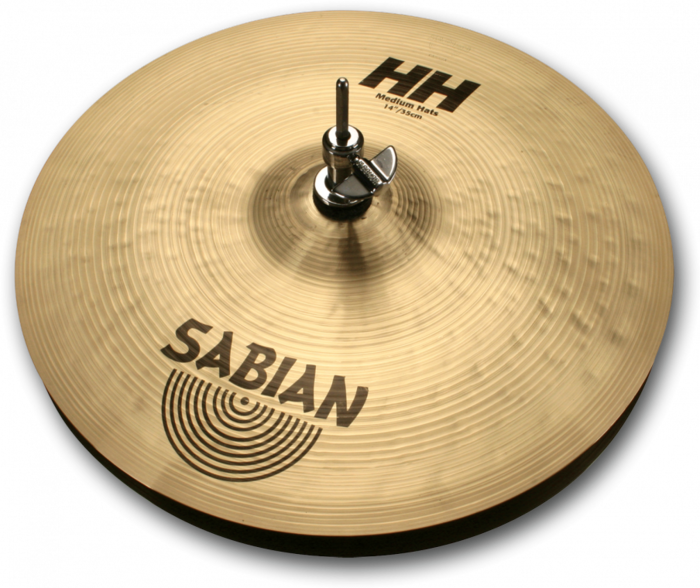 Sabian 11402 14 Inch Regular Medium Top Heavy Bottom - Sabian Hh Regular Hi Hat 14 (700x588), Png Download