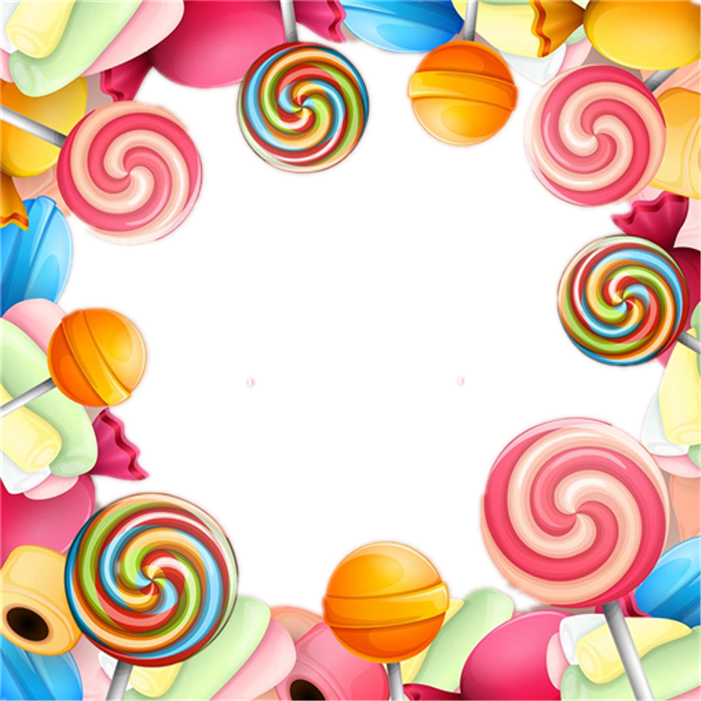 Lollipop Candy Background (1024x1024), Png Download