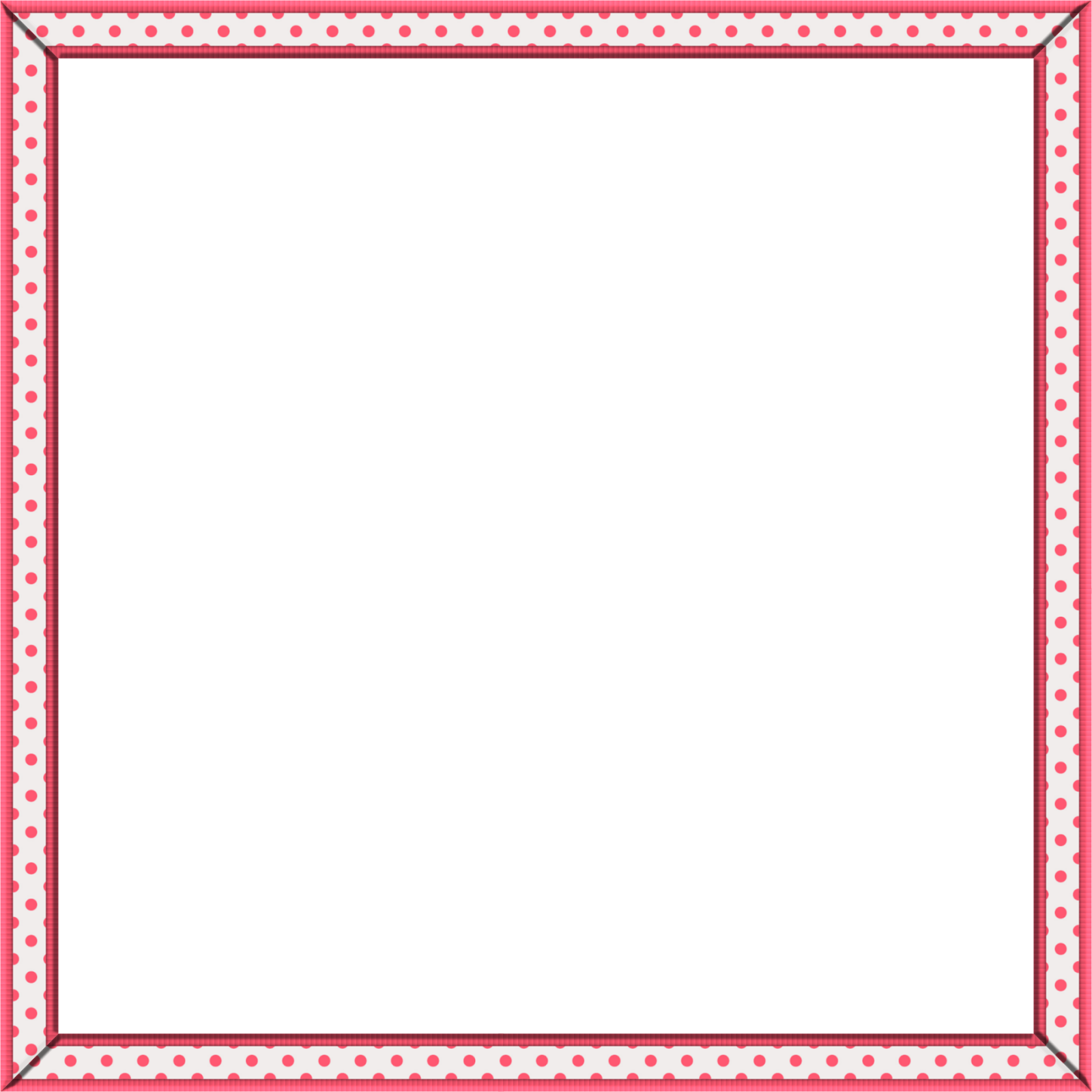 Sweet 16 Thin Border - Carmine (1600x1600), Png Download