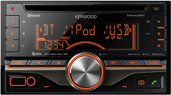 Additional Images - Kenwood Dpx 405bt Cd Receiver (600x410), Png Download