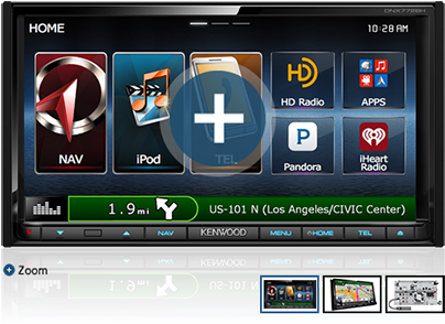 Car Audio And Navigation - Kenwood Dnx772bh Gps Module (450x318), Png Download