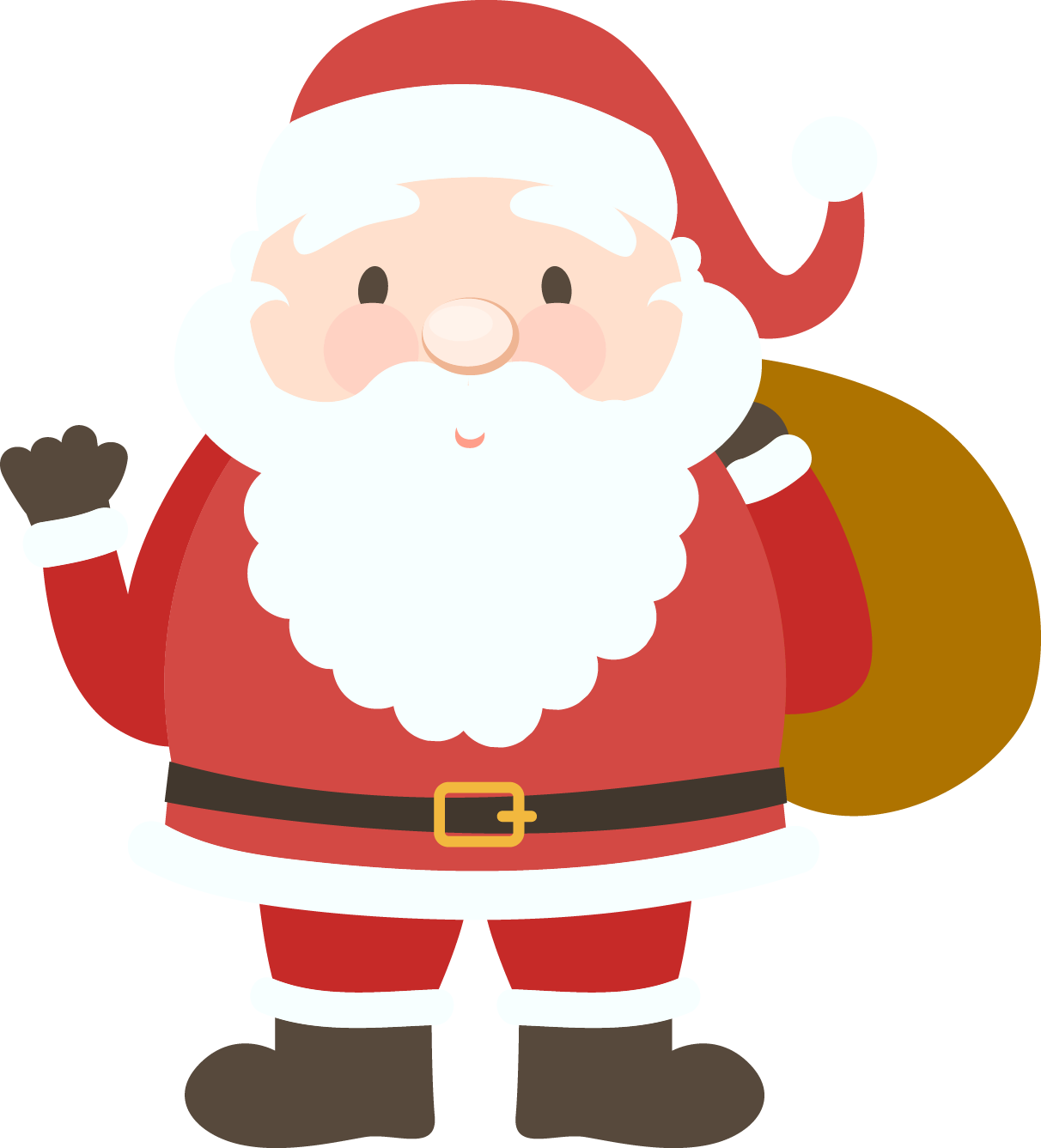 Santa Claus Png Transparent Free Images - Santa Claus Clipart Png (1212x1337), Png Download