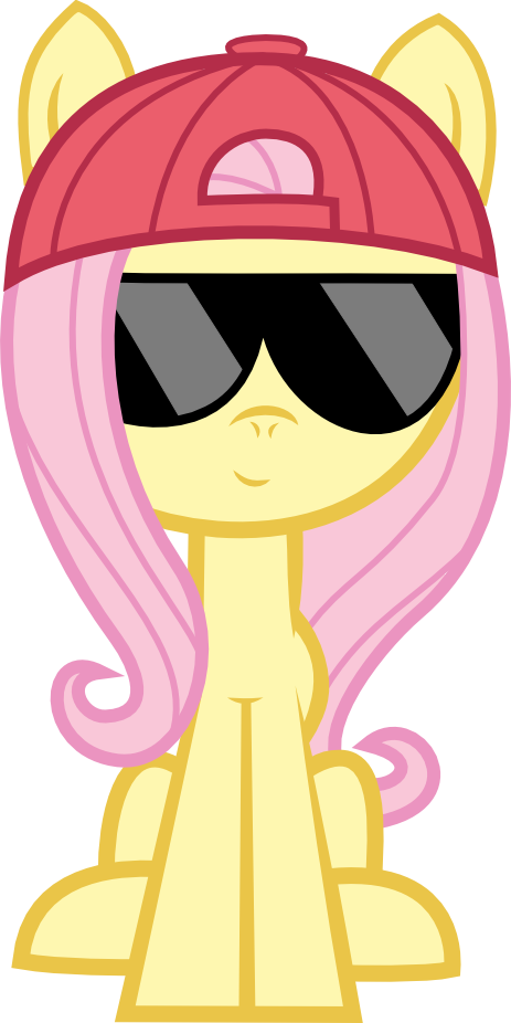 Smiley Sunglasses Sunglass Shades Cool Chill Swag Awesome - Fluttershy (463x926), Png Download