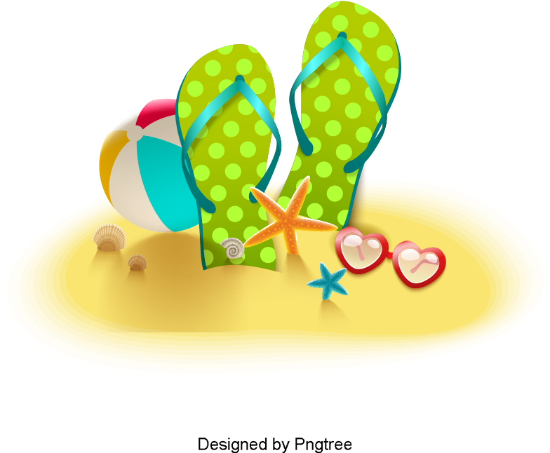 Summer Beach Beach Scene Vector, Beach Side Scene, - Vector Graphics (800x800), Png Download