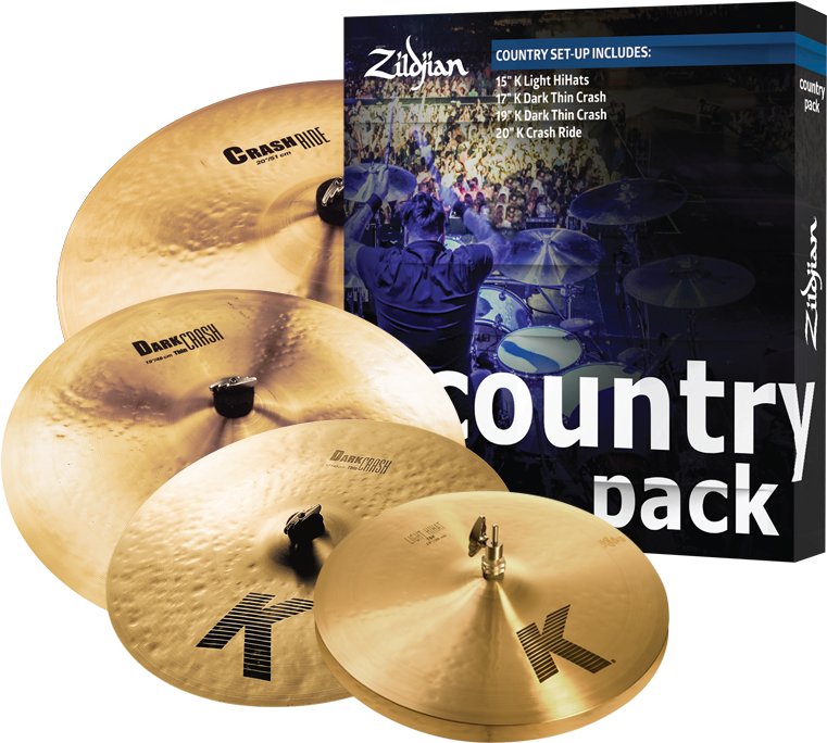 Image - Zildjian K Series Cymbal Pack Country (800x800), Png Download