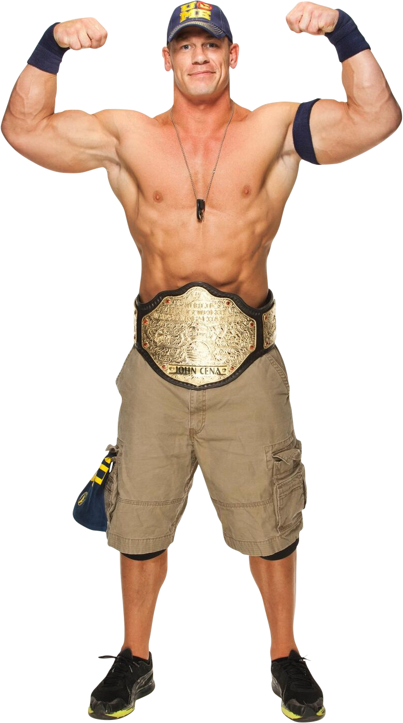 8222134 - Wwe John Cena Full Body (787x1409), Png Download