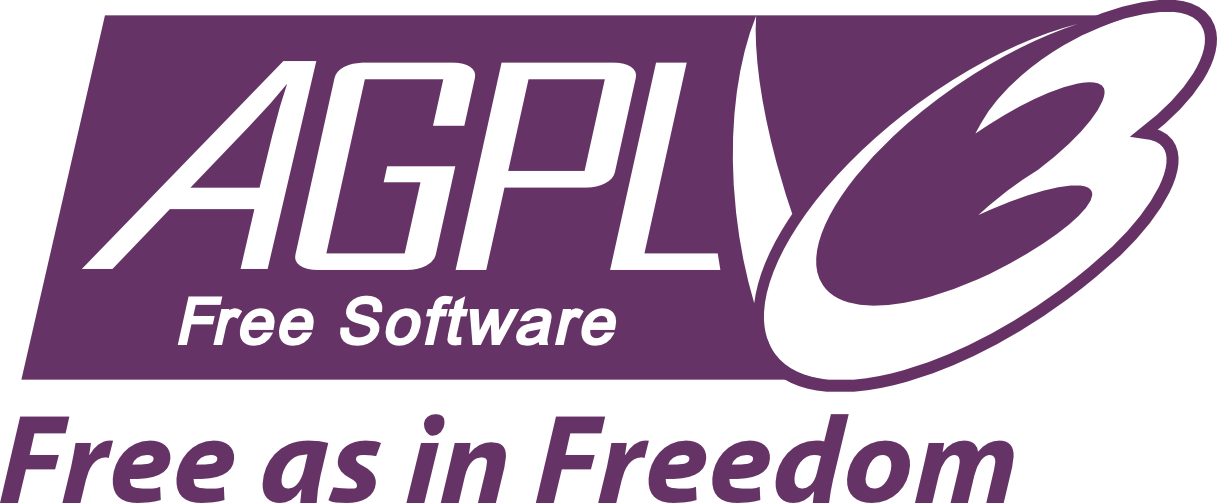 Agpl License - Gnu Gpl (582x244), Png Download