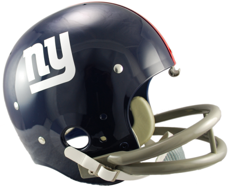 New York Giants Tk Suspension Helmet - Cincinnati Bengals Old Helmet (490x404), Png Download