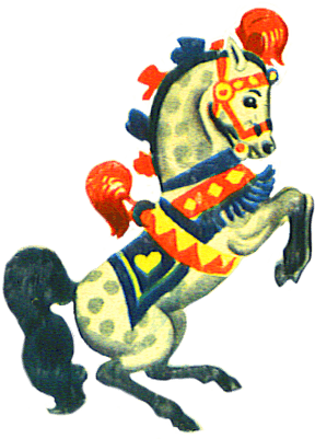 Circus Horse Standing - Clip Art (400x400), Png Download