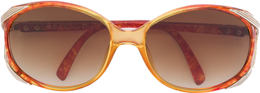 Christian Dior Vintage Oval Frame Sunglasses - Sunglasses (500x500), Png Download