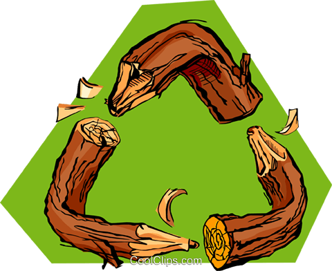 Log Recycling Symbol - Simbolo Reciclagem Em Png (480x392), Png Download
