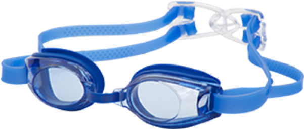 Leader Pelican Youth Swim Goggles Blue - Electric Blue (600x600), Png Download
