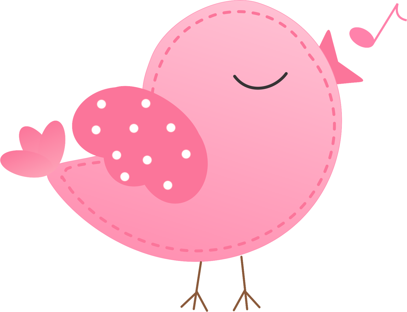 Cute Baby Bird Clipart - Passarinho Jardim Encantado Png (1600x1228), Png Download