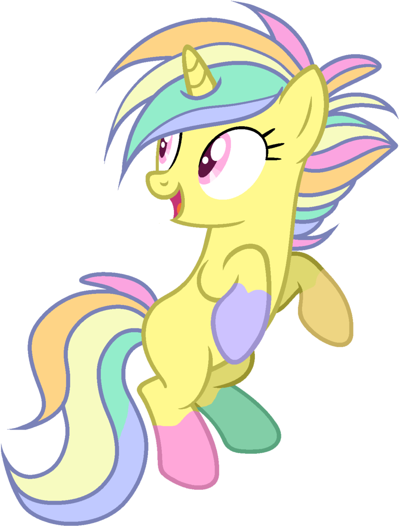 Mintoria, Female, Mare, Oc, Pony, Safe, Simple Background, - Transparent Background Unicorn Png (1024x1181), Png Download