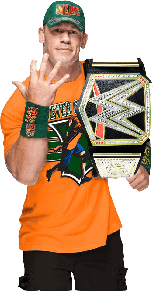 John Cena As Whc Champ By Dhillon08 On Deviantart - John Cena Nxt Champion (514x960), Png Download