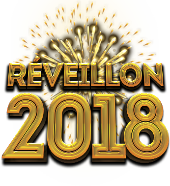 Reveillon - Feliz Ano Novo 2018 (346x378), Png Download