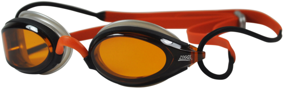 Podium Orange Swim Goggles - Diving Mask (600x207), Png Download