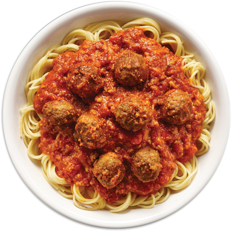 Meatballs - Spaghetti Sauce Bolognaise Boulettes (500x500), Png Download