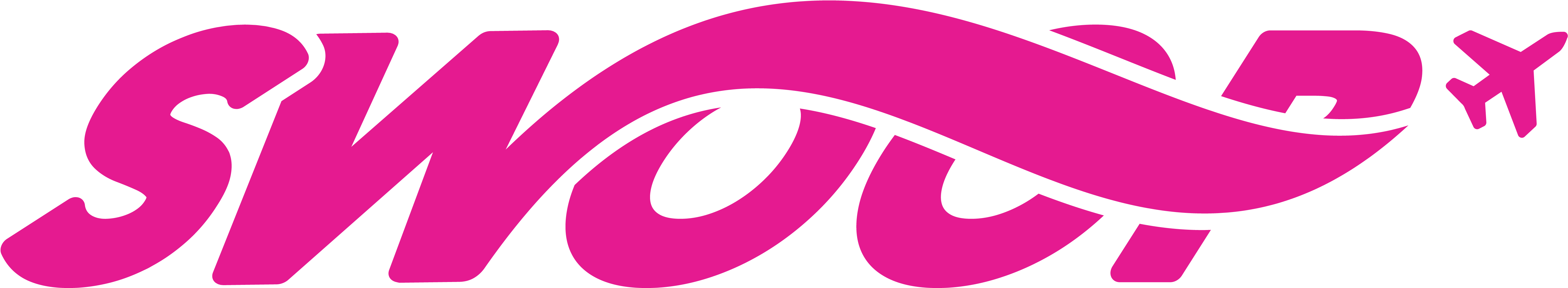 News Release For Immediate Release - Swoop Airlines Logo (5682x1553), Png Download