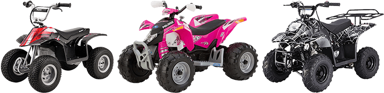 Quadcopter Reviews Best Kids' 4 Wheelers - Razor 25143002 Dirt Quad, 10-12-inch (black) (800x325), Png Download