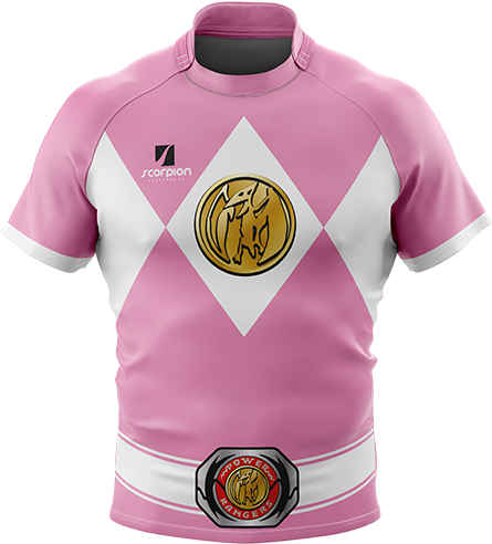 Power Range Rugby Shirts - Rugby Jerseys Pink (500x500), Png Download